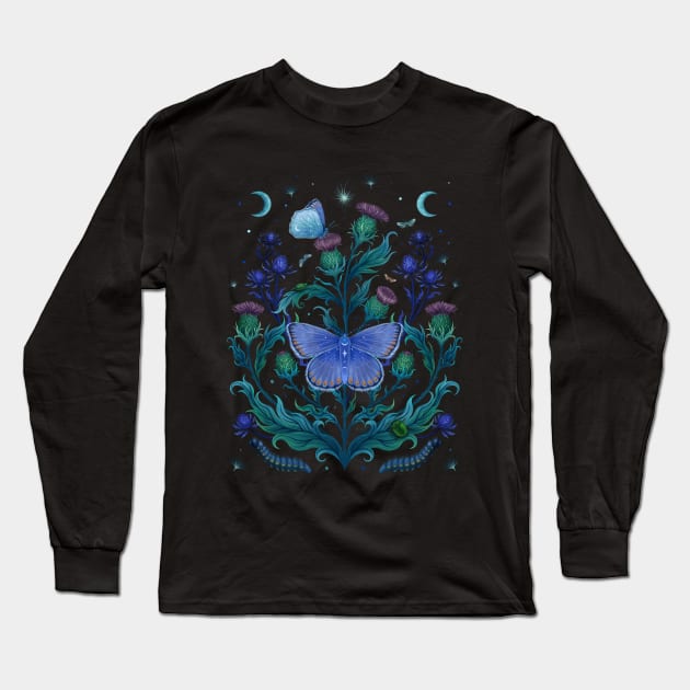 Thistle Home Long Sleeve T-Shirt by Episodic Drawing